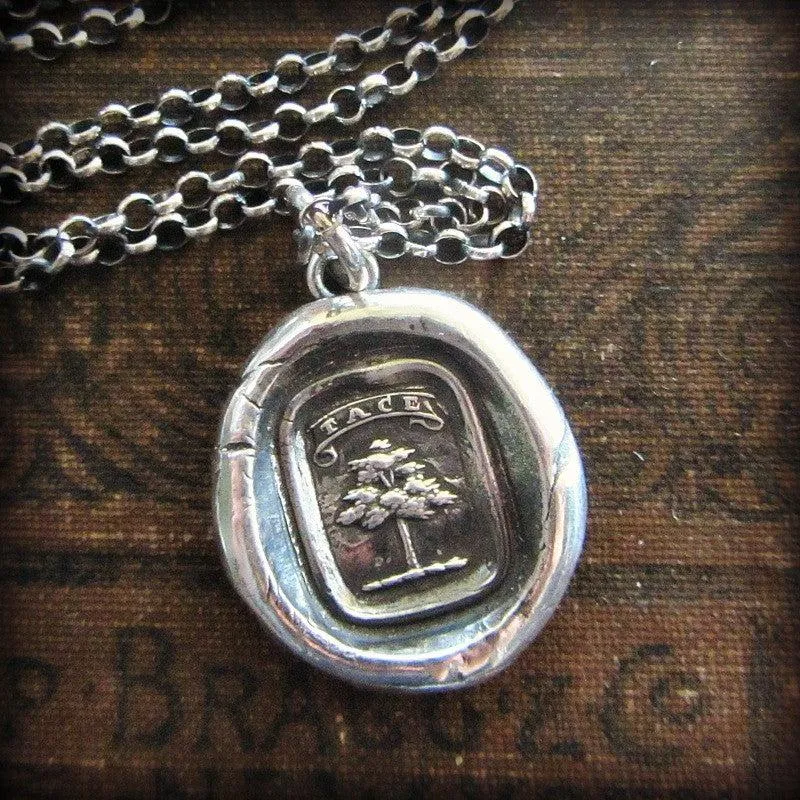 Tree Heraldic Wax Seal Crest | Strong and Silent | Silence is a Virtue