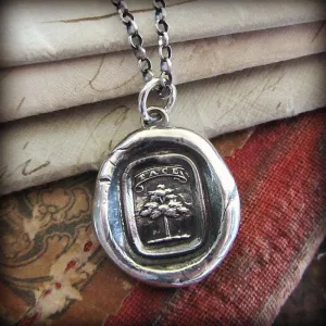 Tree Heraldic Wax Seal Crest | Strong and Silent | Silence is a Virtue