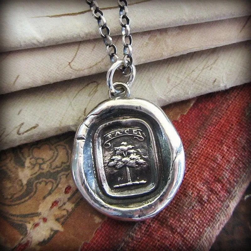 Tree Heraldic Wax Seal Crest | Strong and Silent | Silence is a Virtue