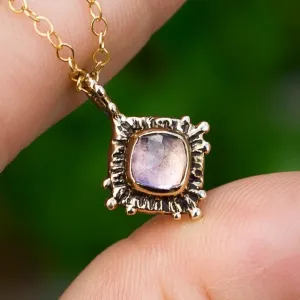 TRINITY / Pink Amethsyt Pendant