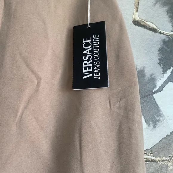 Versace jeans couture mini skirt| Versace Beige mini skirt | size small