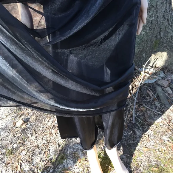 VINTAGE 1950’s BLACK VANITY FAIR NIGHTGOWN