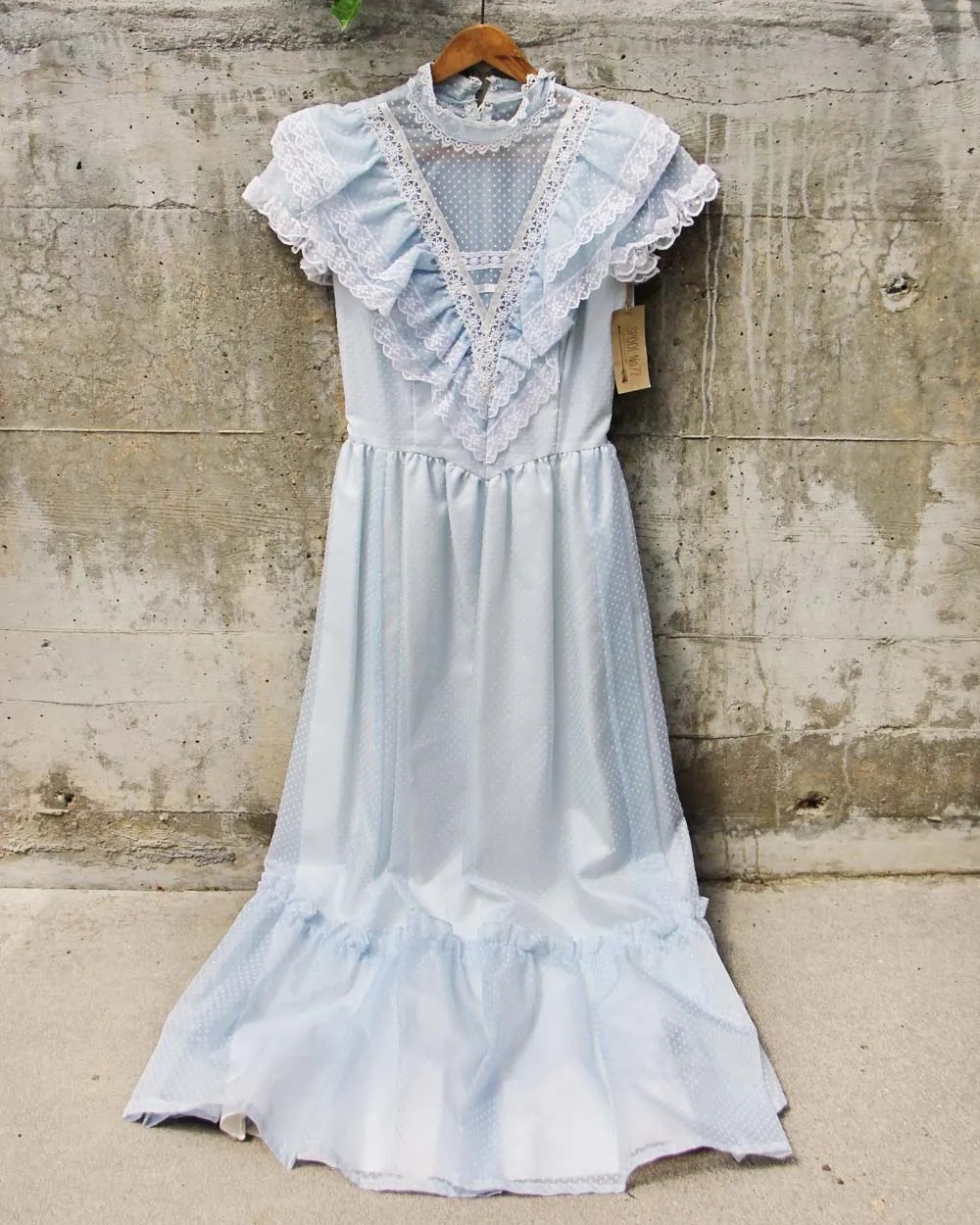 Vintage 70's Romantic Maxi Dress