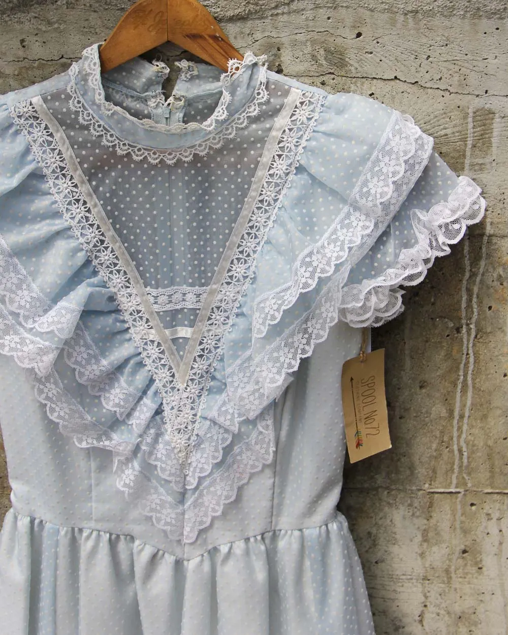 Vintage 70's Romantic Maxi Dress