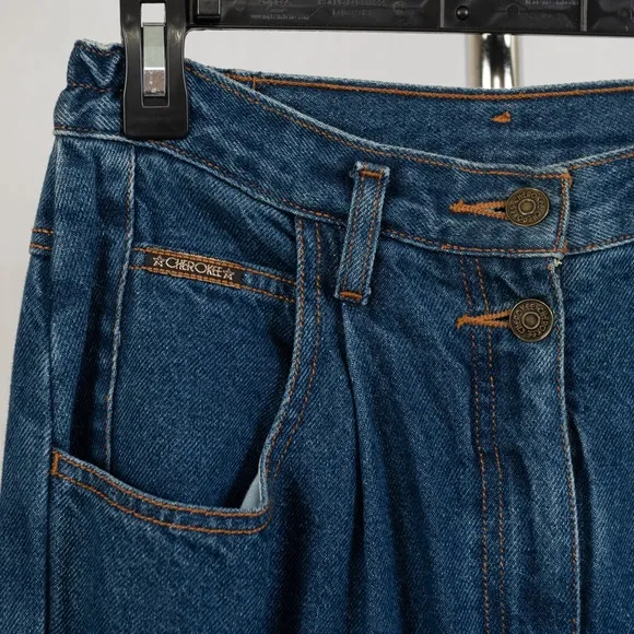 Vintage 80s Cherokee high waist blue jeans size 6