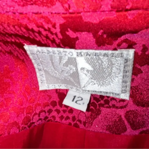 Vintage‎ Alberto Makali 3pc skirt set size 12