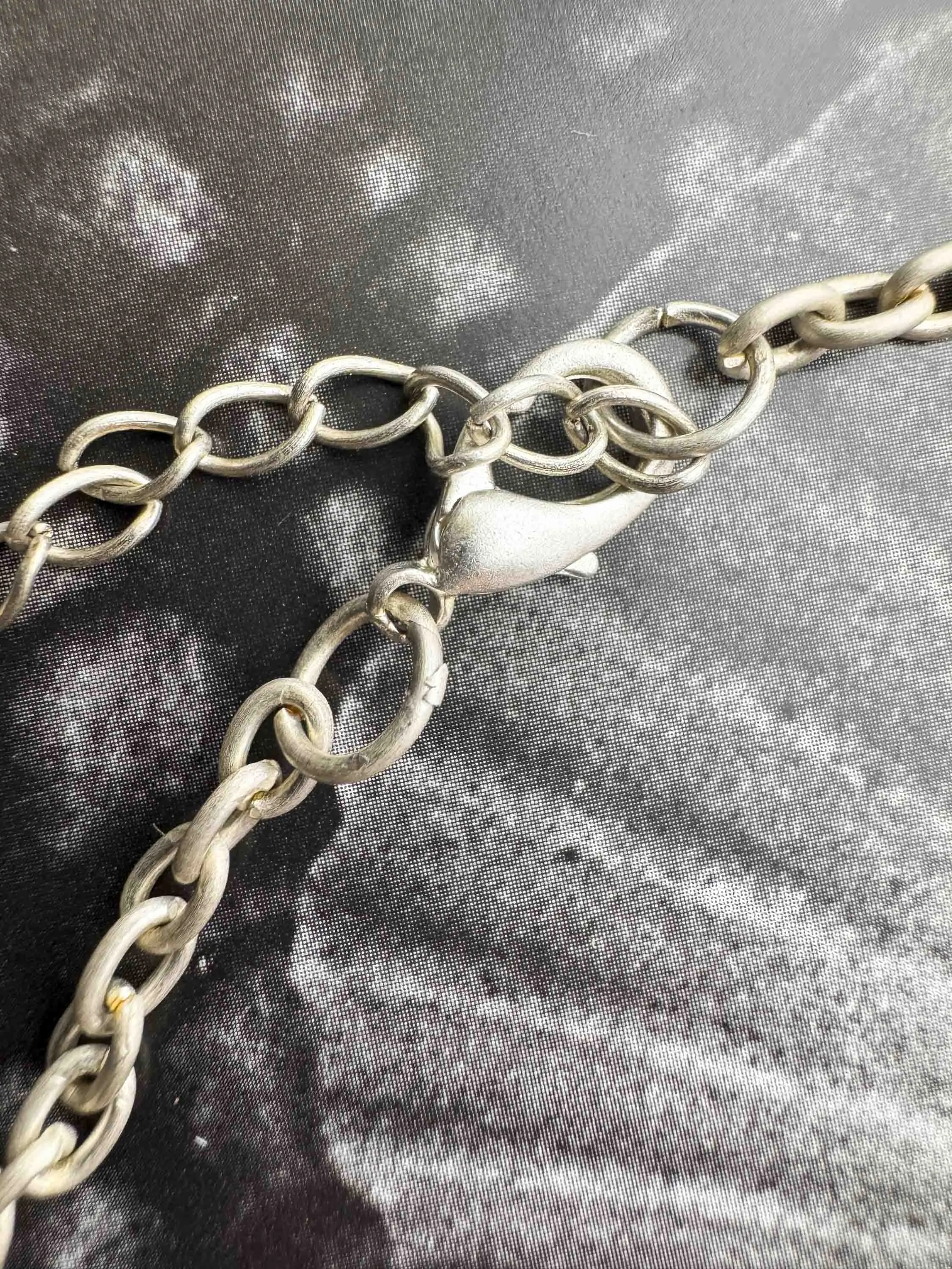 Vintage Artisan Silver Pendant Necklace – Bold & Sculptural