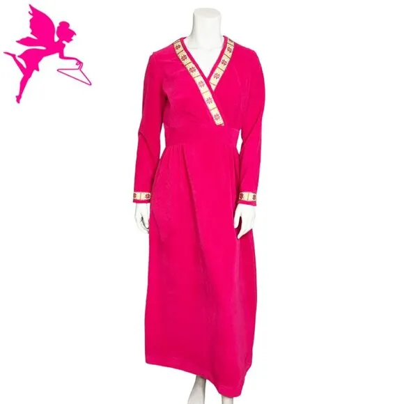 VINTAGE Boutique Fleece Maxi Robe/ Gown