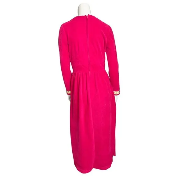 VINTAGE Boutique Fleece Maxi Robe/ Gown