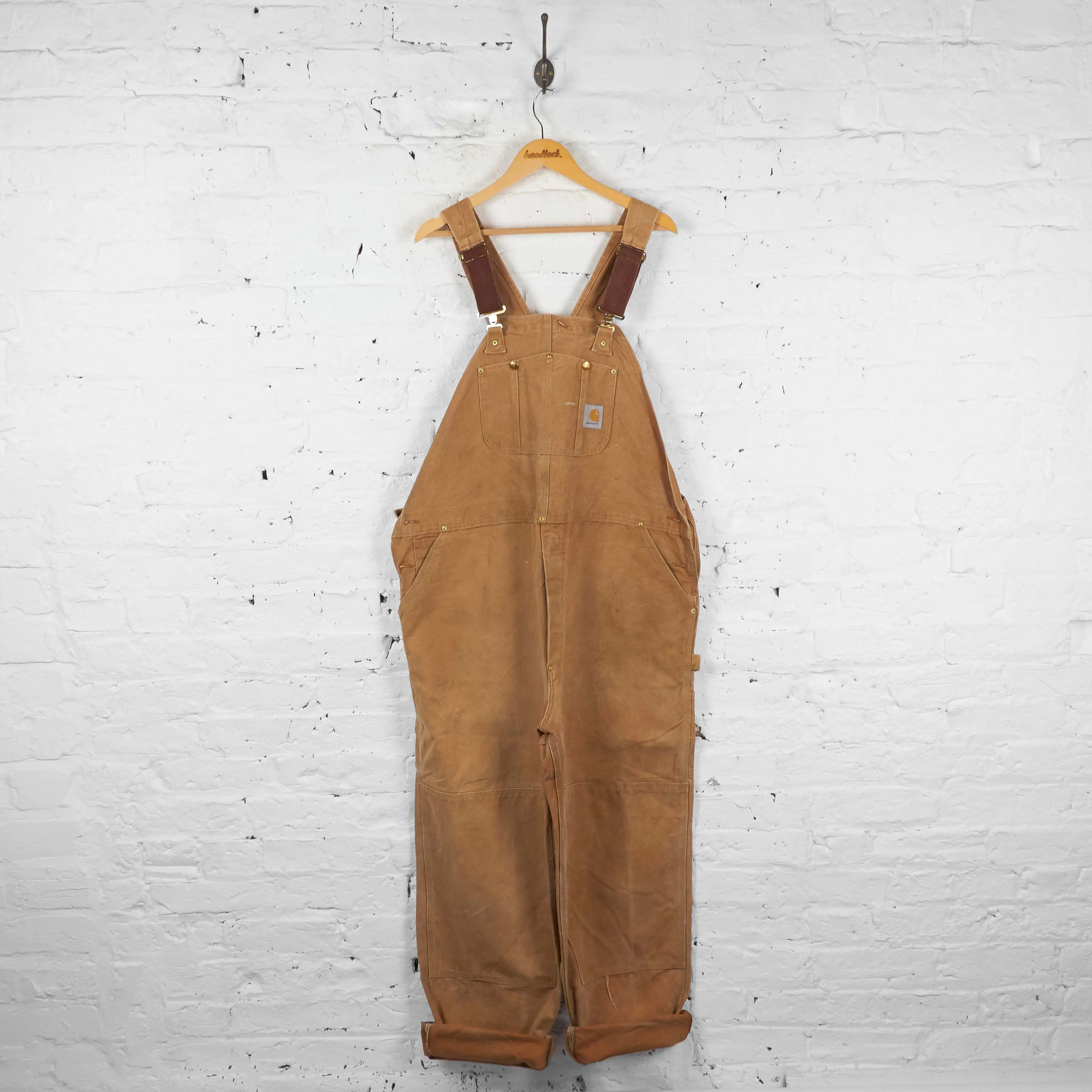Vintage Carhartt Dungarees - Brown - XXXL