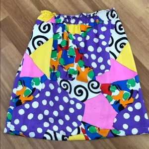 Vintage Diane Freís mod 60s silk skirt L