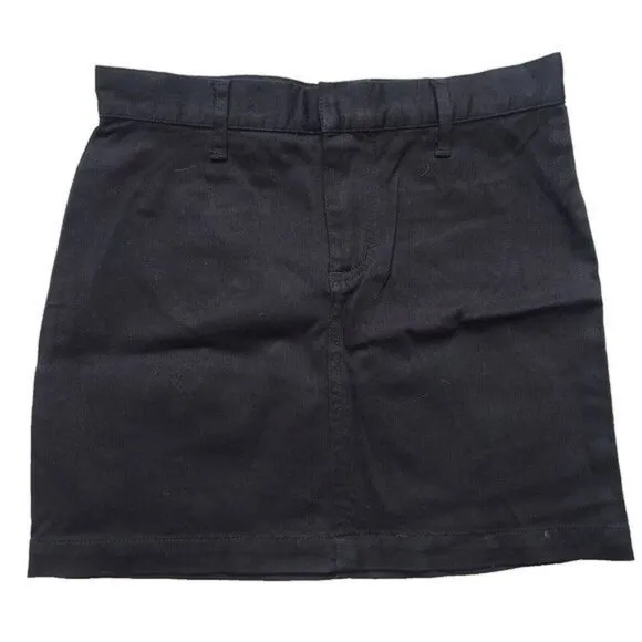 Vintage Emily the Strange Mini Skirt, Cat, Embroidered, Black, Size 3
