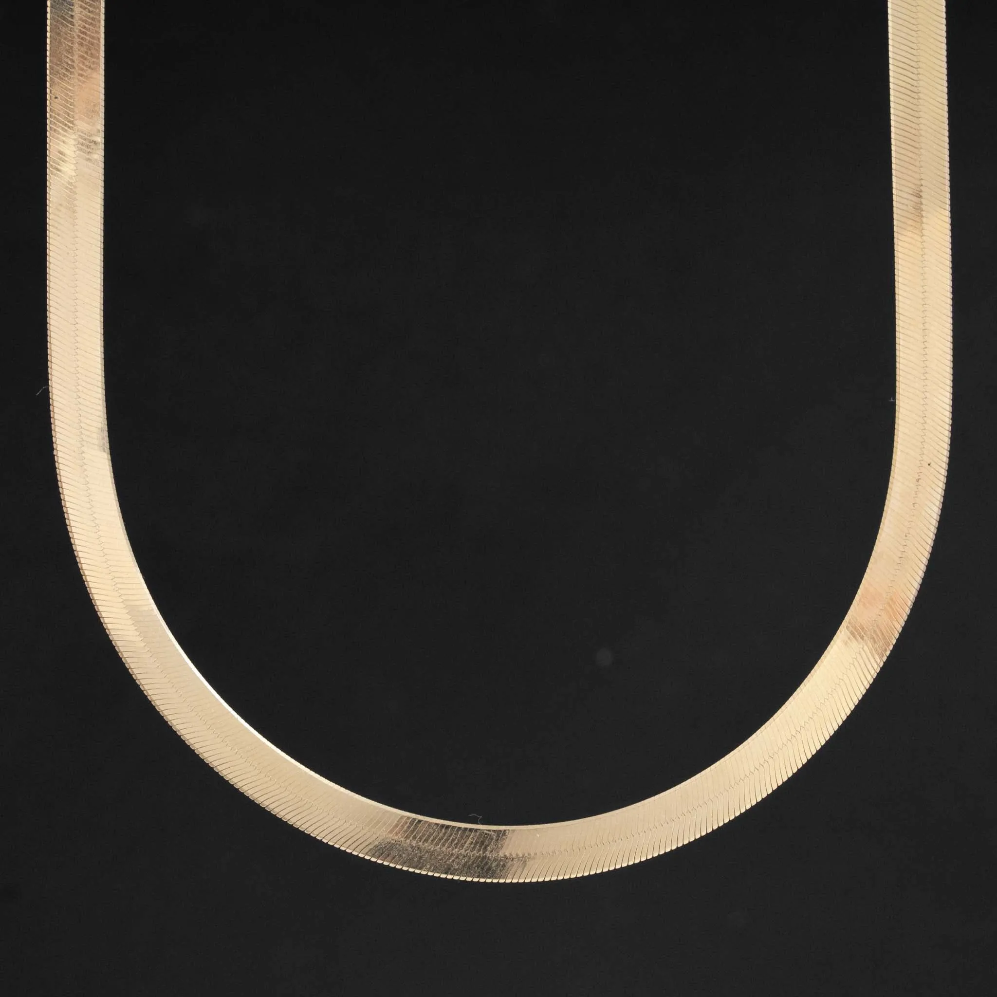 Vintage Herringbone Chain, Italian