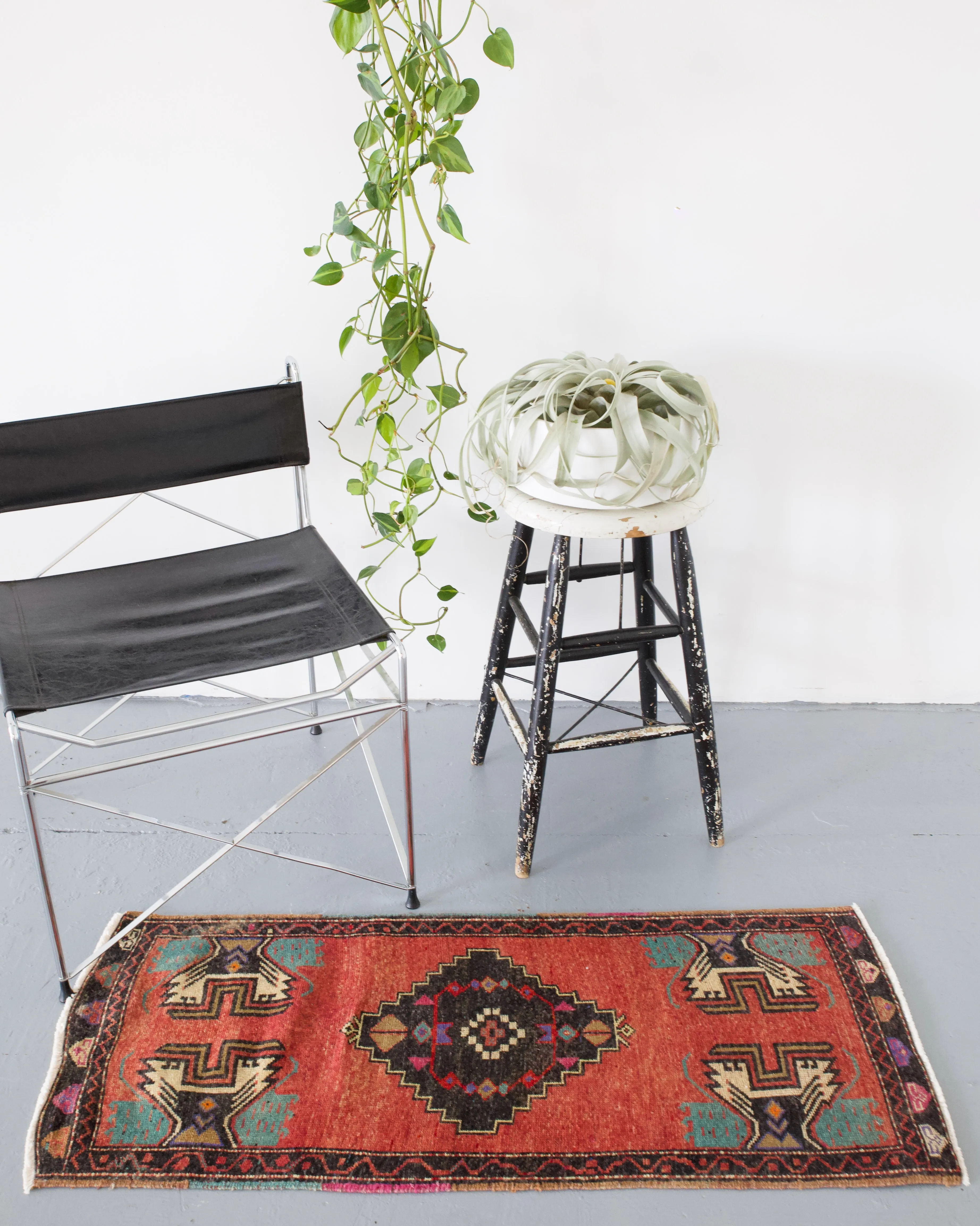 Vintage Mini Turkish Rug