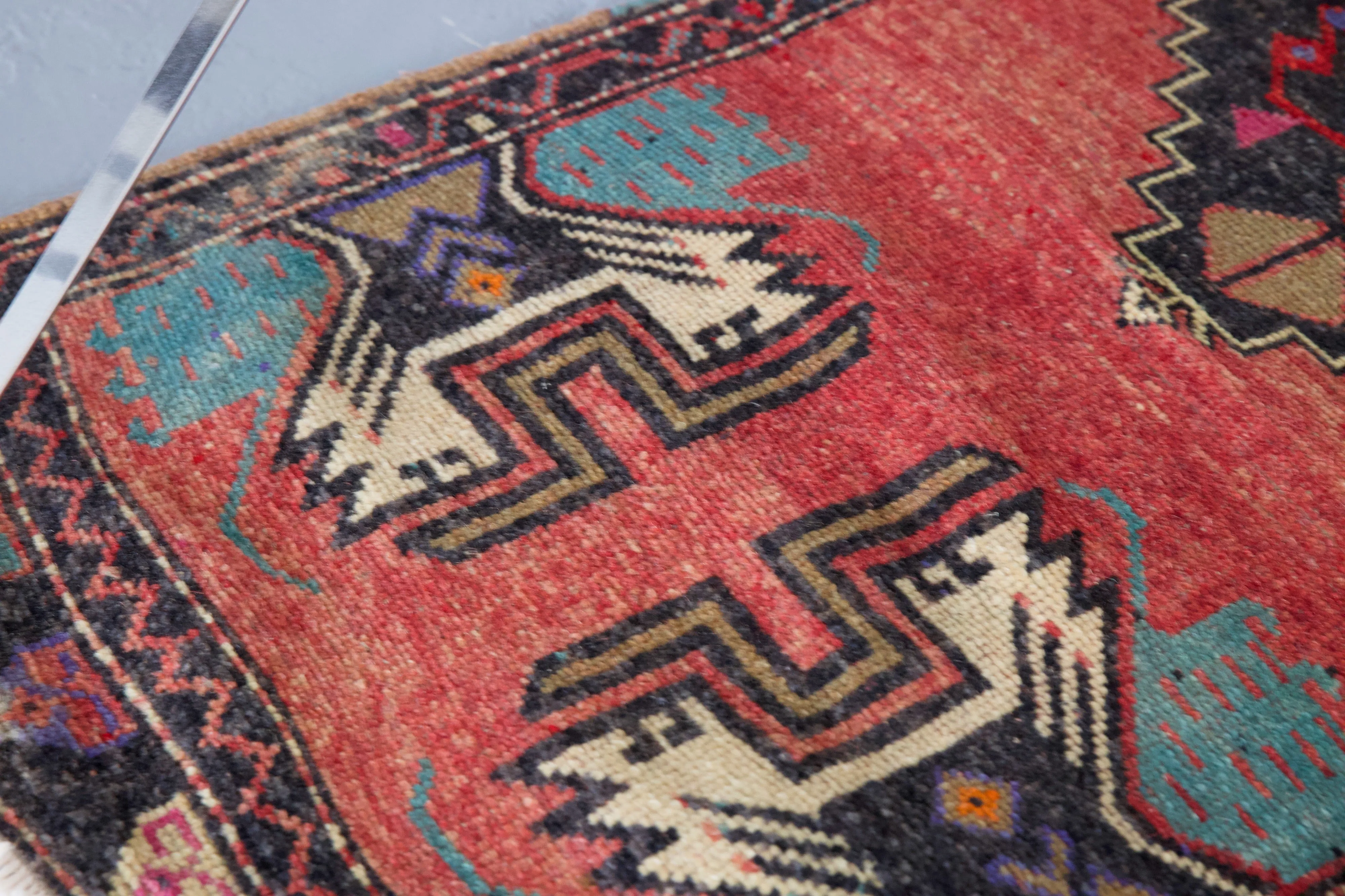 Vintage Mini Turkish Rug
