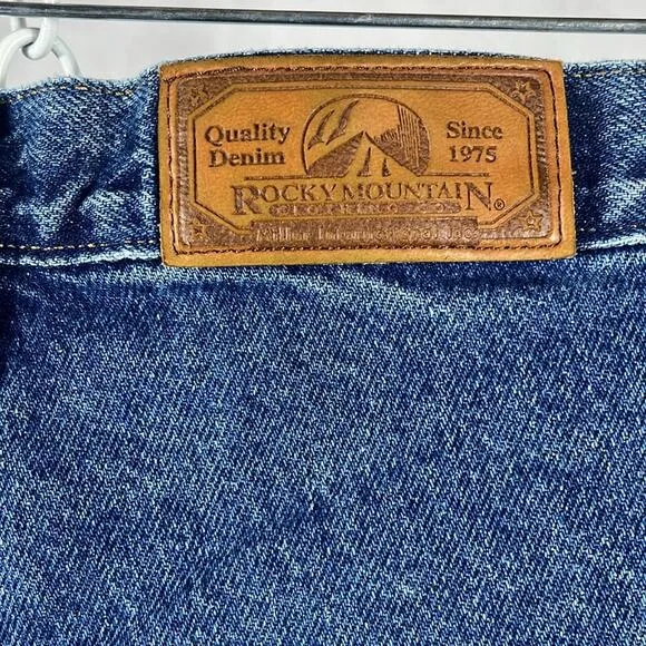 Vintage Rockies Ultra High Waist Medium Wash Bareback Front Yoke Jeans.
