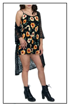 Vintage Sunflower Romper