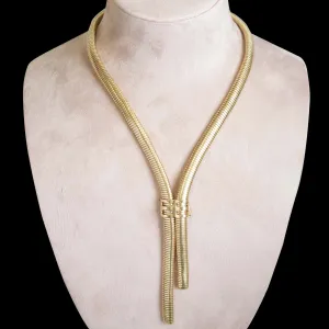 Vintage Tubogas Gold Necklace, by Trabert Hoeffer & Maubossin