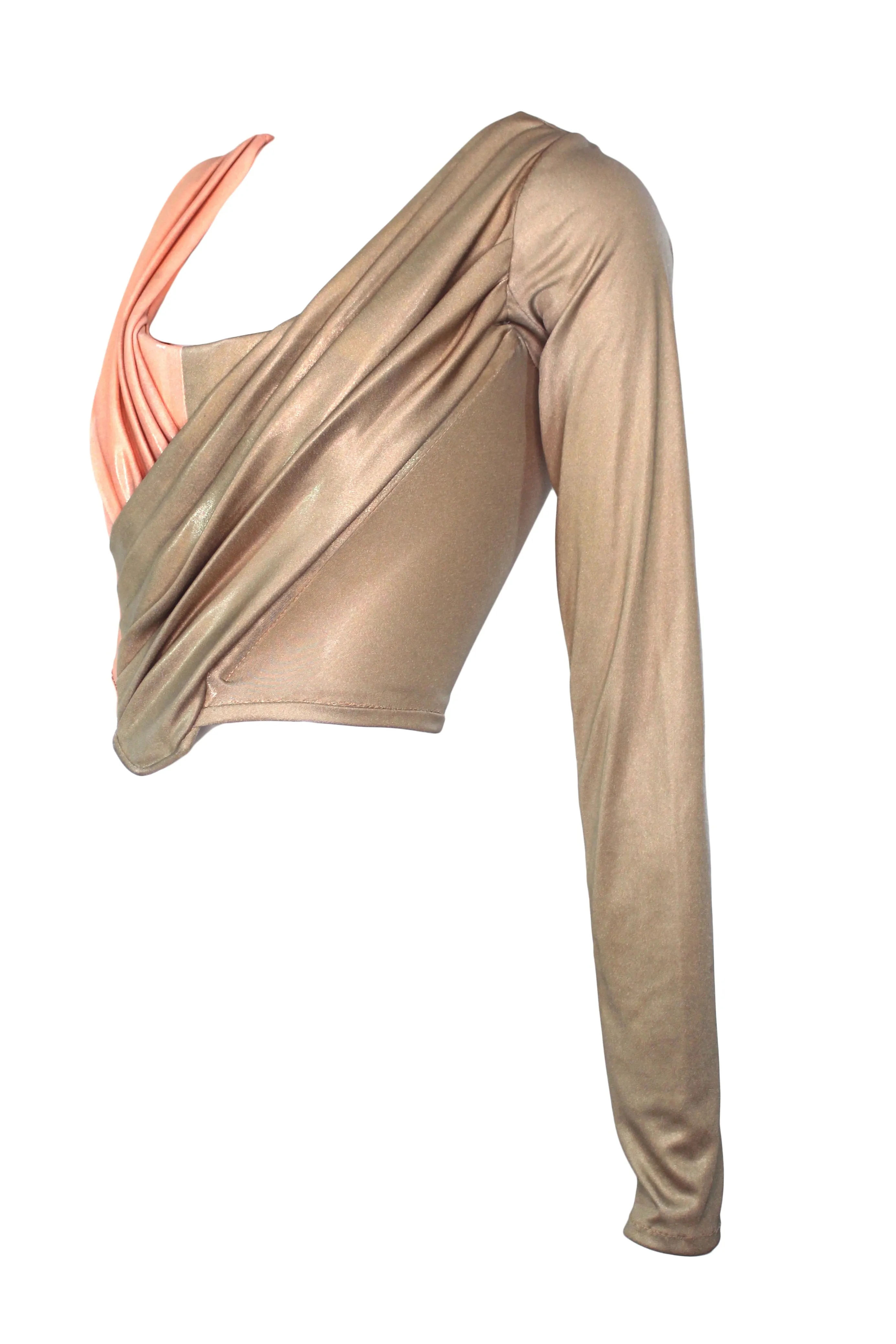 Vivienne Westwood Draped Jersey Corset, SS89, "Civilizade", UK 12