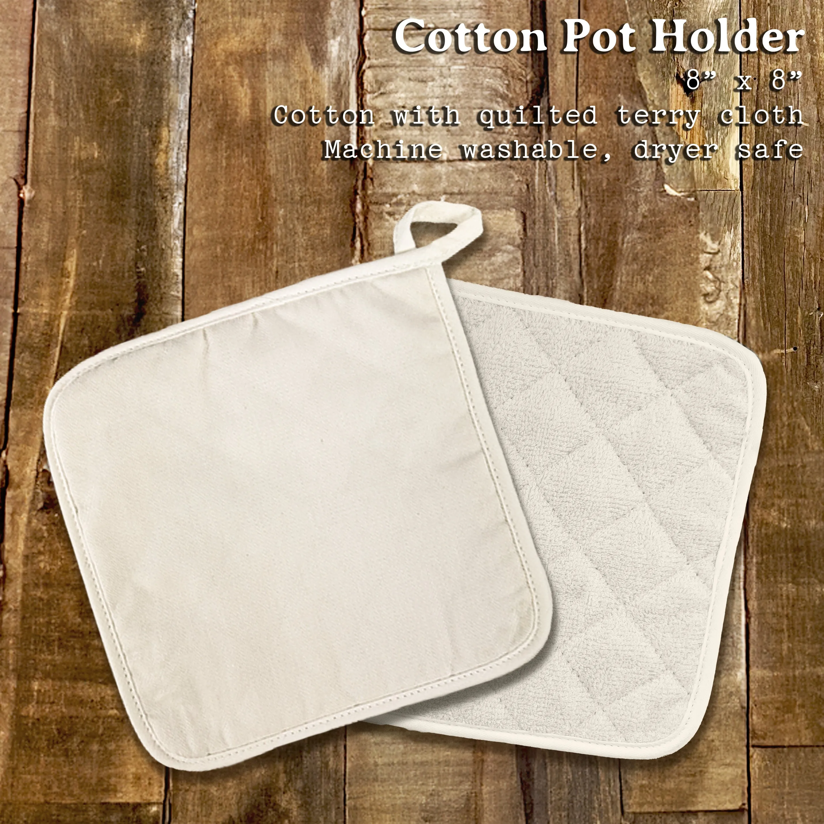 Watercolor Fall Forest and Deer - Cotton Pot Holder