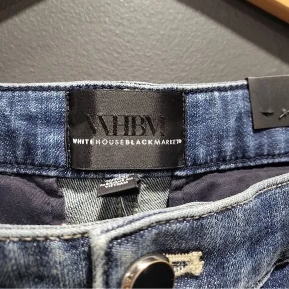 WHBM Extra High-Rise Wide Leg Everday Soft Medium Wash Jean Sz 10R