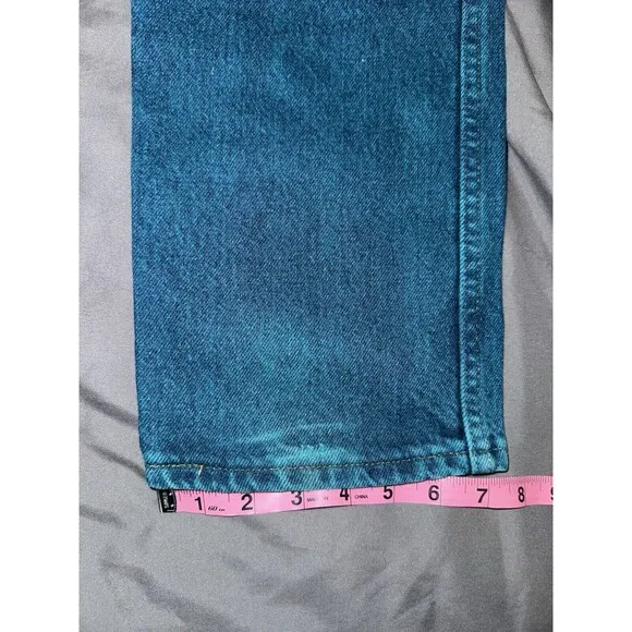 Women's Vintage Wrangler Turquoise High Waist Cowgirl Jeans 9x36 MiUSA 80s