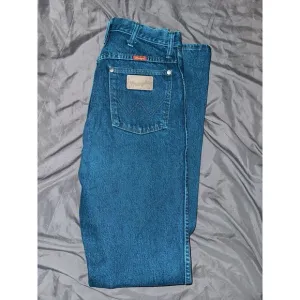 Women's Vintage Wrangler Turquoise High Waist Cowgirl Jeans 9x36 MiUSA 80s