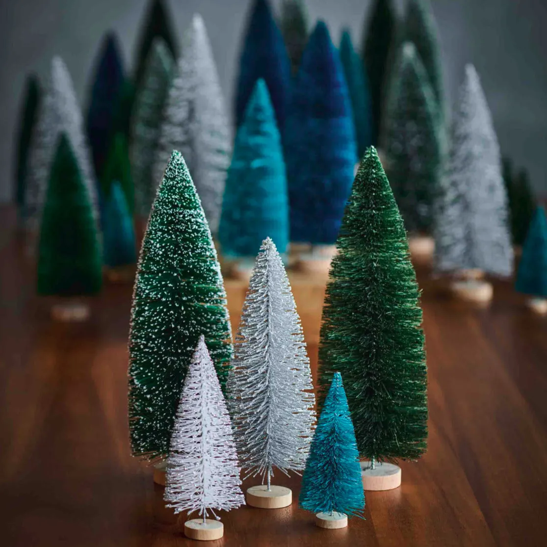 YUKON 4 INCH TREES (set of 12)